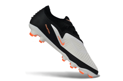 Unisex Nike Phantom 6 Elite Low FG Football Boots - Black/Bright Orange/White