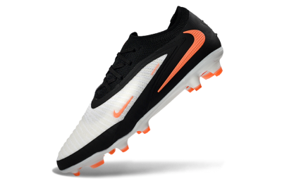 Unisex Nike Phantom 6 Elite Low FG Football Boots - Black/Bright Orange/White