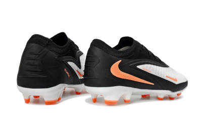 Unisex Nike Phantom 6 Elite Low FG Football Boots - Black/Bright Orange/White