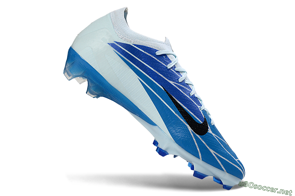 Unisex Nike Air Zoom Mercurial Vapor 16 Elite FG Football Boots - Blue/Sky Blue/Black 4