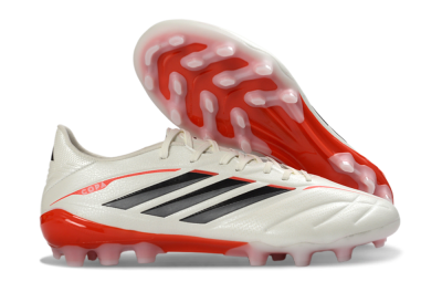Men's Adidas Copa Pure 3 Elite AG Football Boots - White/Scarlet/Black