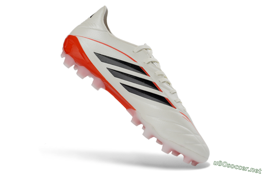 Men's Adidas Copa Pure 3 Elite AG Football Boots - White/Scarlet/Black 4