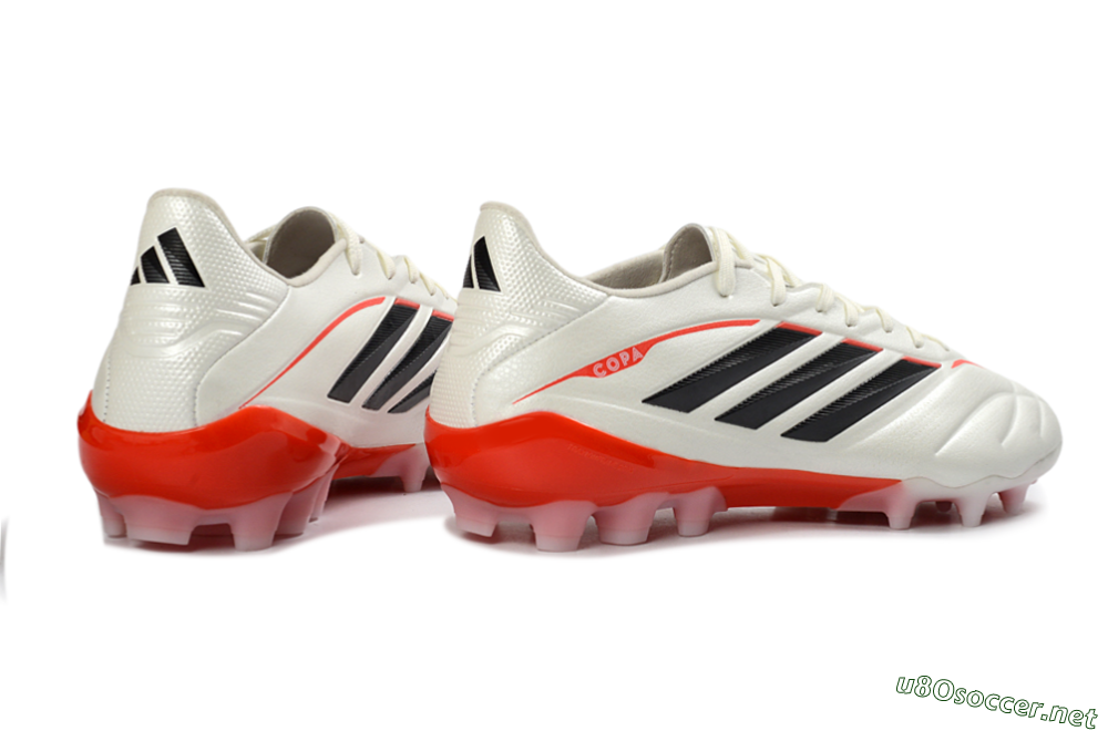 Men's Adidas Copa Pure 3 Elite AG Football Boots - White/Scarlet/Black 6