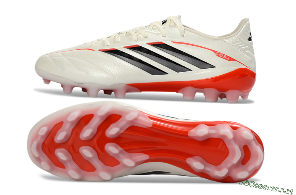 Men's Adidas Copa Pure 3 Elite AG Football Boots - White/Scarlet/Black 1