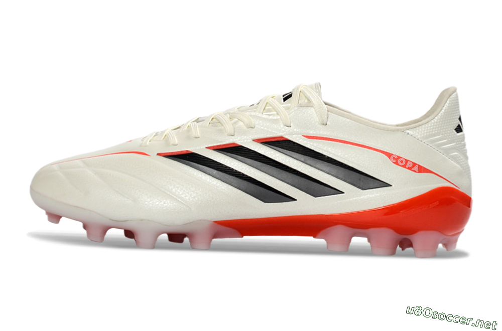 Men's Adidas Copa Pure 3 Elite AG Football Boots - White/Scarlet/Black 0