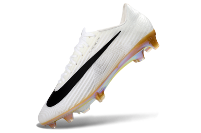 Men's Nike Air Zoom Mercurial Superfly 11 FG Football Boots - White/Iridescent Yellow/Black