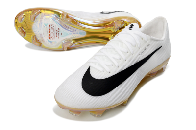 Men's Nike Air Zoom Mercurial Superfly 11 FG Football Boots - White/Iridescent Yellow/Black