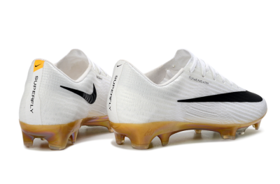 Men's Nike Air Zoom Mercurial Superfly 11 FG Football Boots - White/Iridescent Yellow/Black