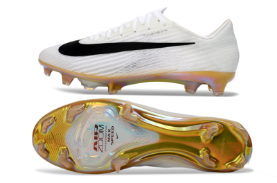 Men's Nike Air Zoom Mercurial Superfly 11 FG Football Boots - White/Iridescent Yellow/Black