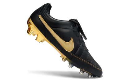 Men's Nike Tiempo Legend SE FG Football Boots - Black/Gold/Sleek Black