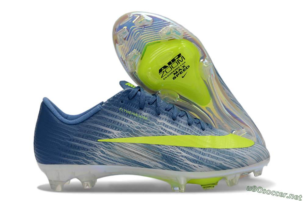 Men's Nike Air Zoom Mercurial Superfly 11 FG Football Boots - Blue/Electric Yellow/Light Blue 2