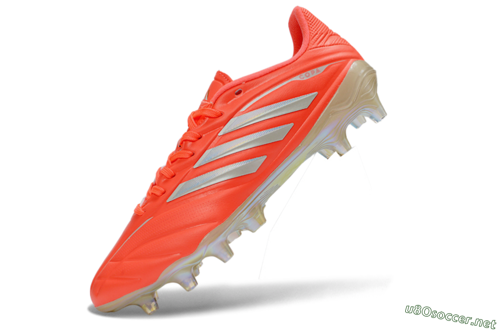 Men's Adidas Copa Pure 3 Elite FG Football Boots - Orange/Vibrant Coral/Glossy Silver 4