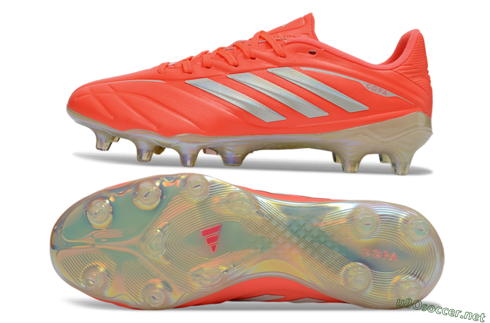 Men's Adidas Copa Pure 3 Elite FG Football Boots - Orange/Vibrant Coral/Glossy Silver 1