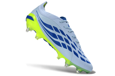 Men's Adidas Predator 26 Elite SG Football Boots - Blue/Lime Green/Light Blue