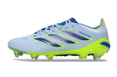 Men's Adidas Predator 26 Elite SG Football Boots - Blue/Lime Green/Light Blue
