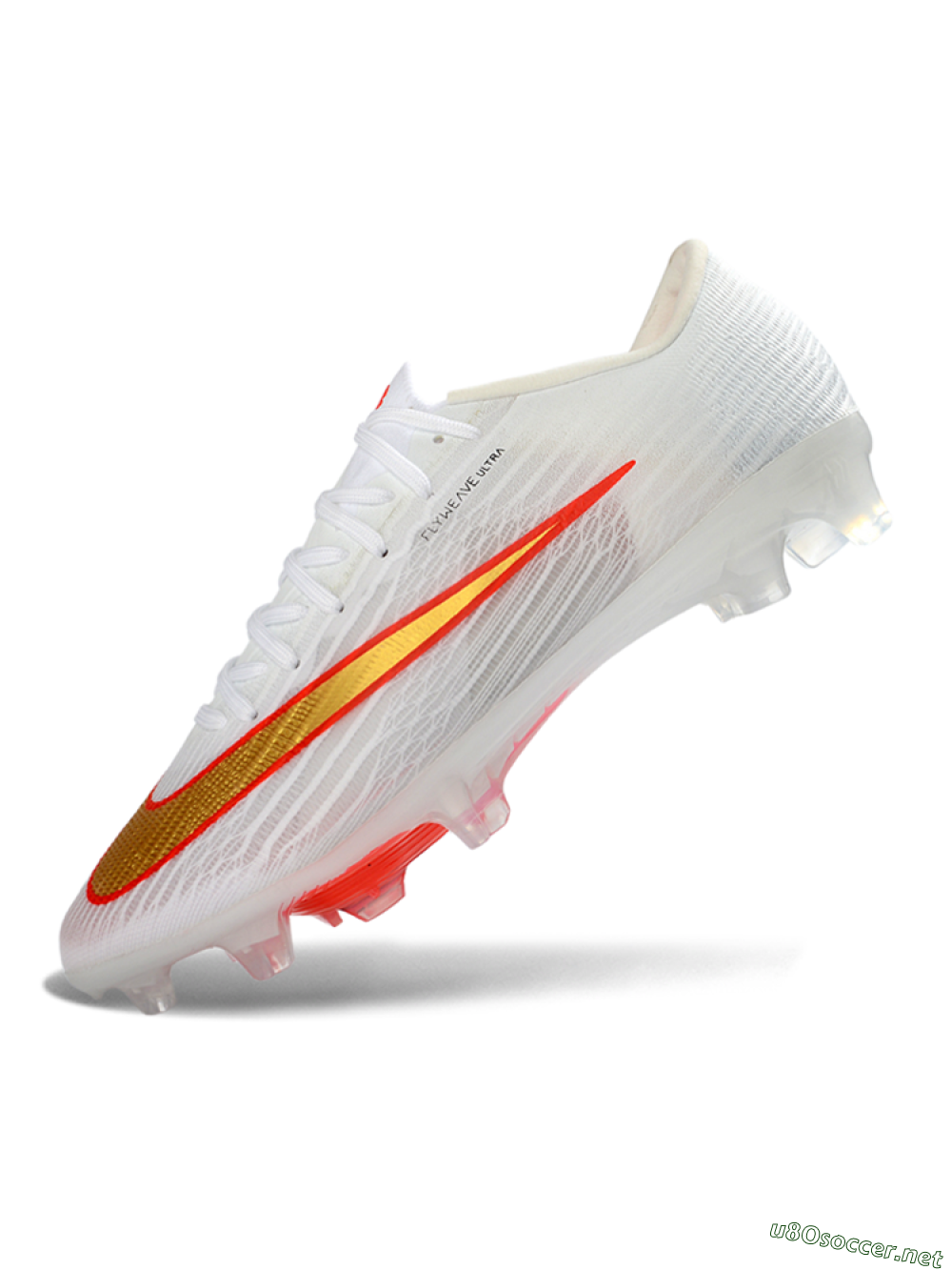 Men's Nike Air Zoom Mercurial Superfly 11 FG Football Boots - White/Bright Orange/Gold Metallic 5