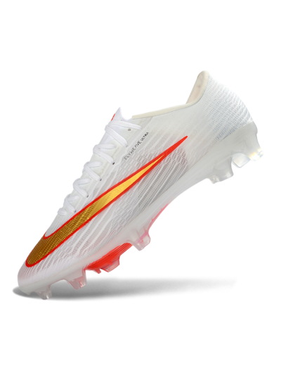 Men's Nike Air Zoom Mercurial Superfly 11 FG Football Boots - White/Bright Orange/Gold Metallic