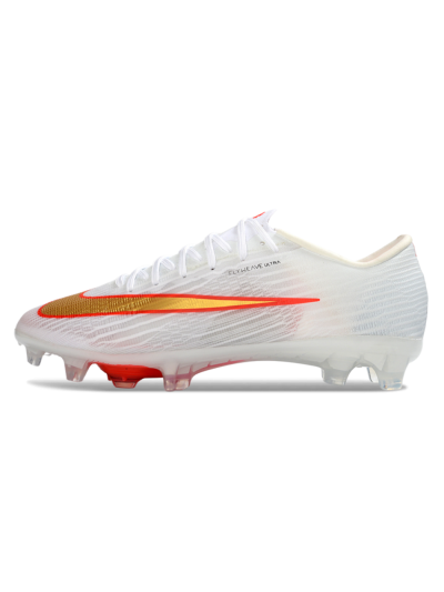 Men's Nike Air Zoom Mercurial Superfly 11 FG Football Boots - White/Bright Orange/Gold Metallic