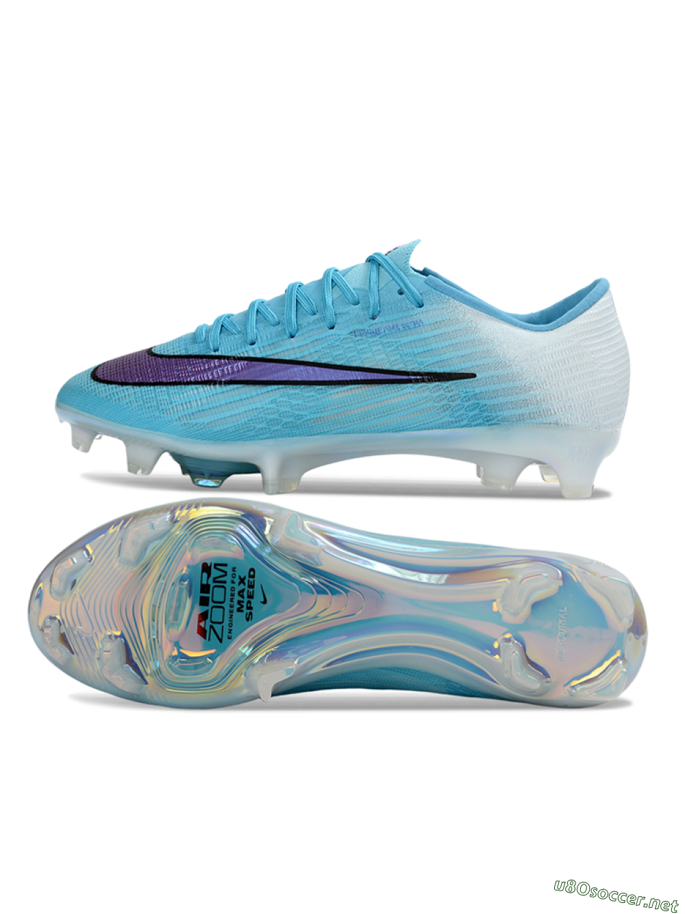 Men's Nike Air Zoom Mercurial Superfly 11 FG Football Boots - Blue/Iridescent Blue/Deep Purple 1