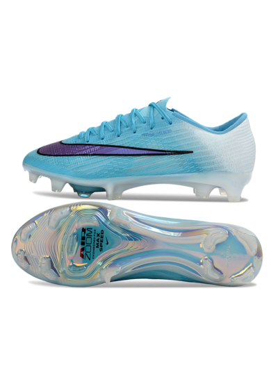 Men's Nike Air Zoom Mercurial Superfly 11 FG Football Boots - Blue/Iridescent Blue/Deep Purple