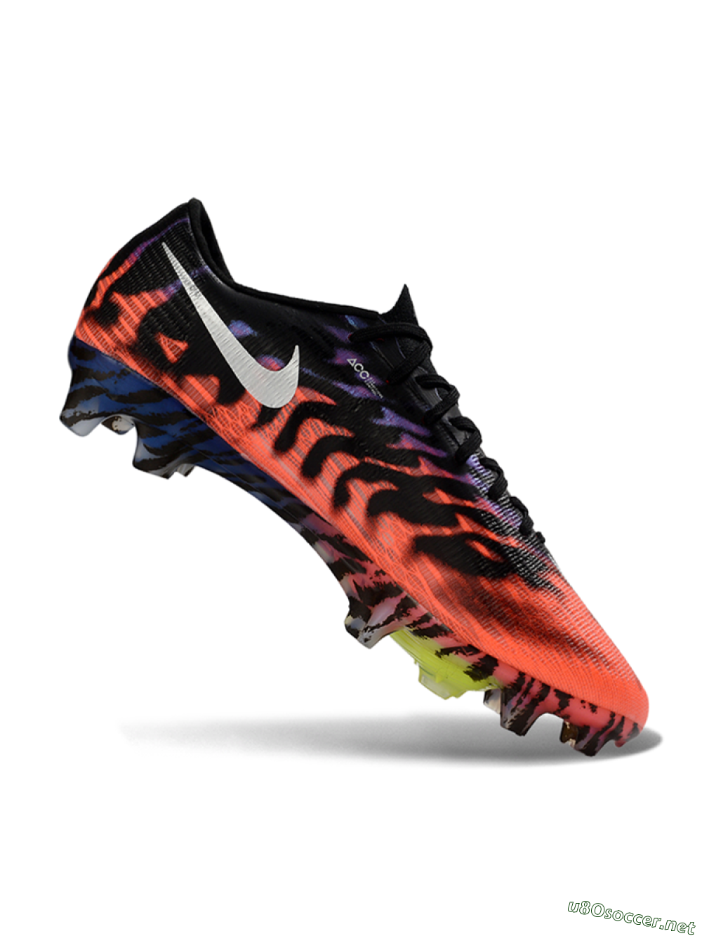 Men's Nike Air Zoom Mercurial Superfly 11 FG Football Boots - Black/Electric Orange/Blue Blaze 4