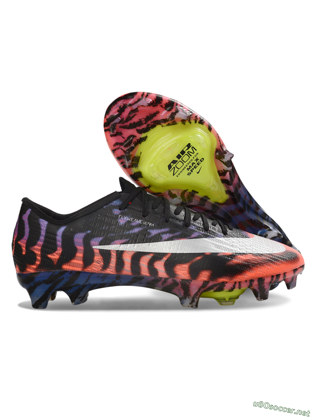 Men's Nike Air Zoom Mercurial Superfly 11 FG Football Boots - Black/Electric Orange/Blue Blaze 2