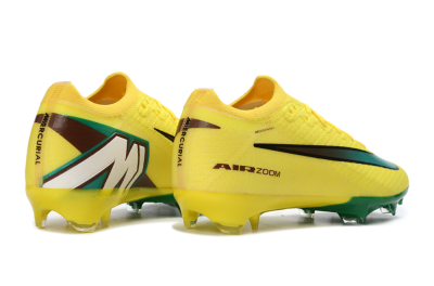 Men's Nike Air Zoom Mercurial Vapor 16 Elite FG Football Boots - Yellow/Electric Green/Steel Blue