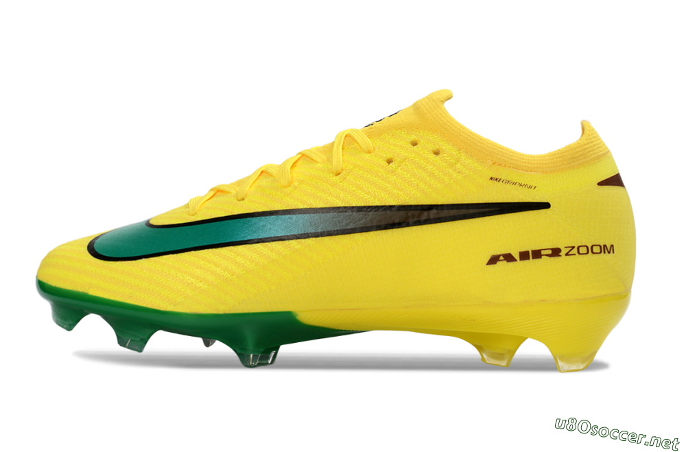 Men's Nike Air Zoom Mercurial Vapor 16 Elite FG Football Boots - Yellow/Electric Green/Steel Blue 0