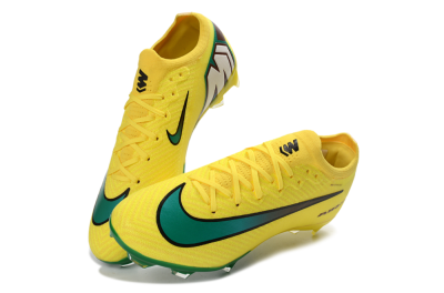 Men's Nike Air Zoom Mercurial Vapor 16 Elite FG Football Boots - Yellow/Electric Green/Steel Blue