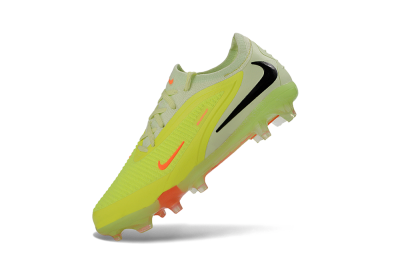 Kids Nike Phantom 6 Elite Low FG Football Boots - Yellow/Neon Green/Electric Orange