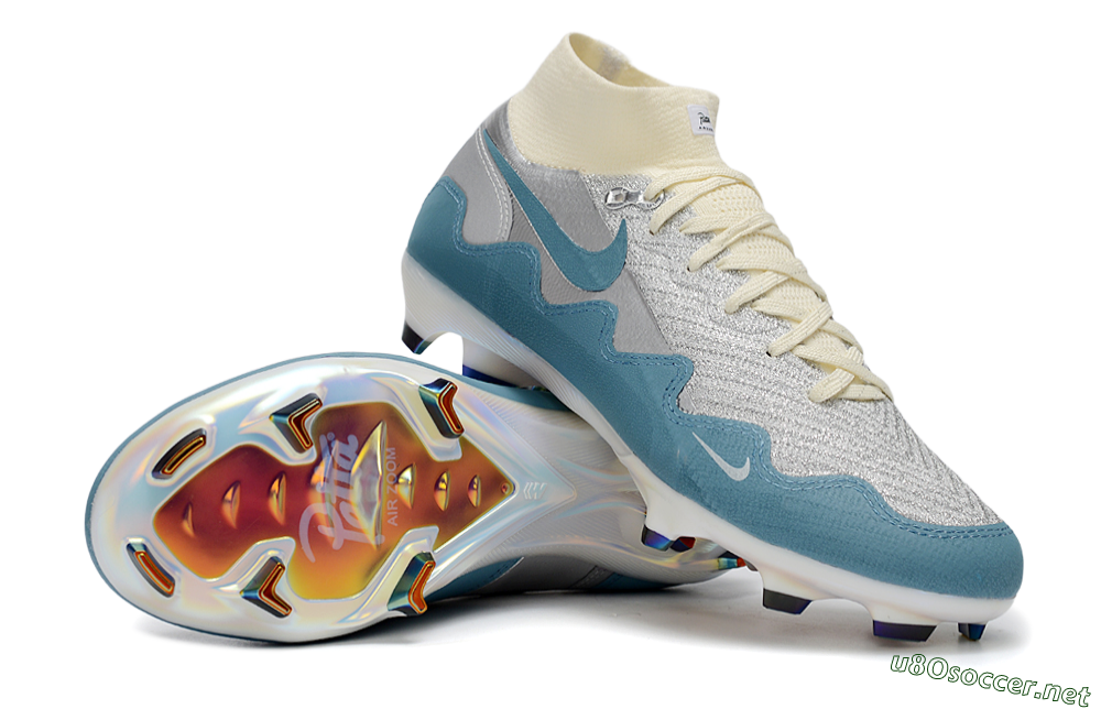 Men's Nike Air Zoom Mercurial Superfly 10 Elite FG Football Boots - Blue/Sky Blue/Soft Cream 1
