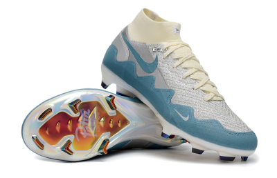 Men's Nike Air Zoom Mercurial Superfly 10 Elite FG Football Boots - Blue/Sky Blue/Soft Cream