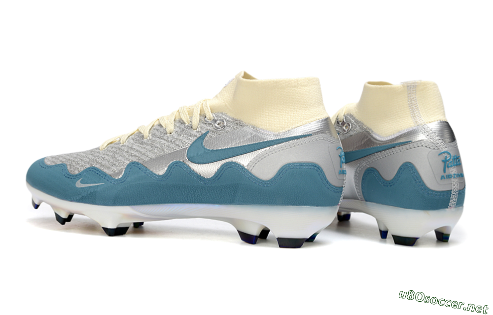 Men's Nike Air Zoom Mercurial Superfly 10 Elite FG Football Boots - Blue/Sky Blue/Soft Cream 4