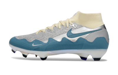Men's Nike Air Zoom Mercurial Superfly 10 Elite FG Football Boots - Blue/Sky Blue/Soft Cream