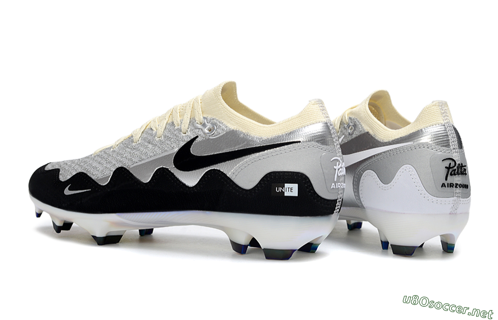 Men's Nike Air Zoom Mercurial Vapor 16 Elite FG Football Boots - White/Light Gray/Metallic Silver 4