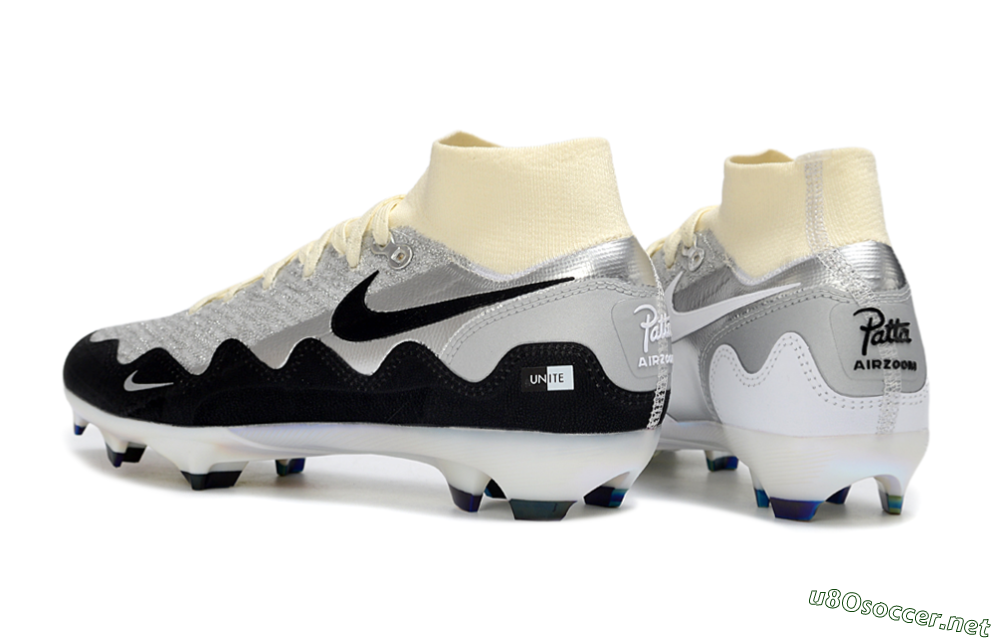 Men's Nike Air Zoom Mercurial Superfly 10 Elite FG Football Boots - White/Metallic Silver/Champagne 4