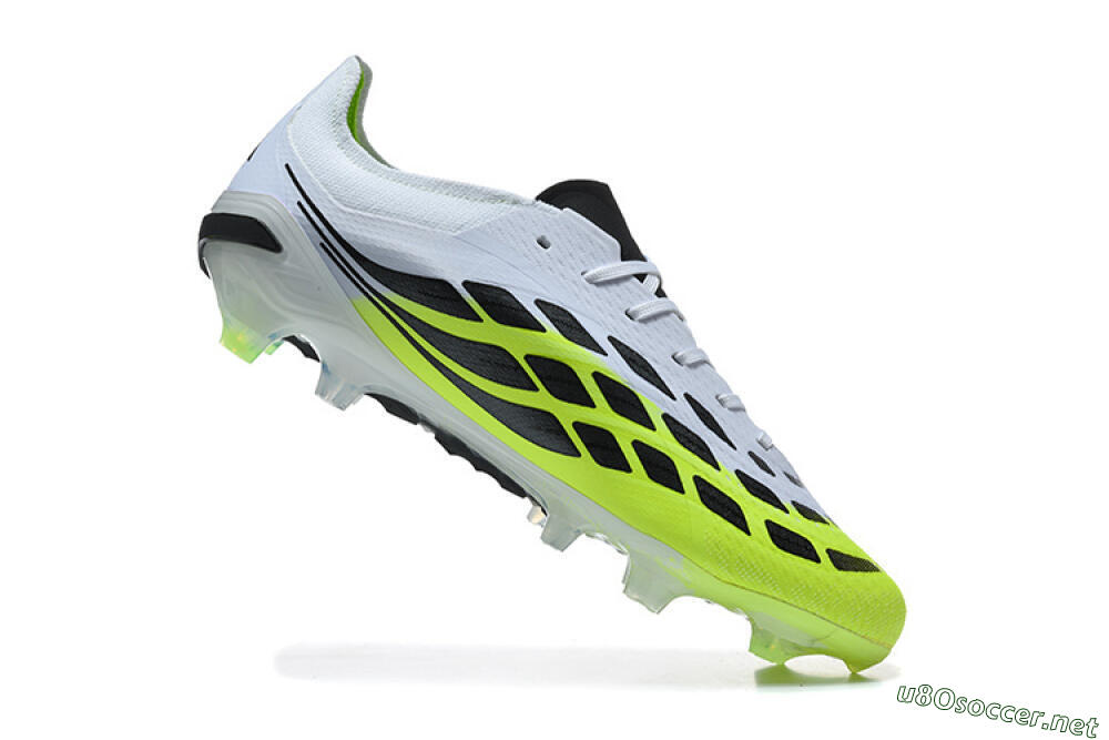 Men's Adidas Predator 26 Elite FG Football Boots - Yellow/Lime Burst/White Fusion 7