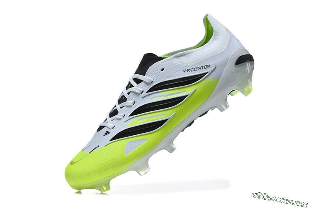 Men's Adidas Predator 26 Elite FG Football Boots - Yellow/Lime Burst/White Fusion 8