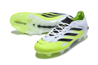 Men's Adidas Predator 26 Elite FG Football Boots - Yellow/Lime Burst/White Fusion