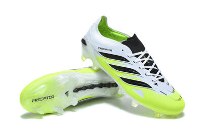 Men's Adidas Predator 26 Elite FG Football Boots - Yellow/Lime Burst/White Fusion