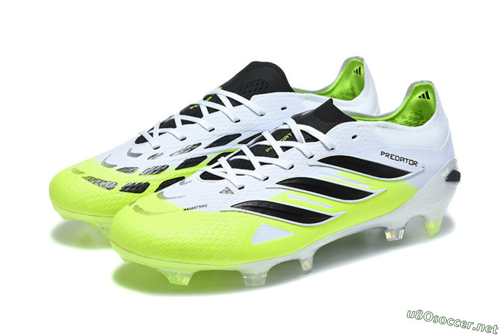 Men's Adidas Predator 26 Elite FG Football Boots - Yellow/Lime Burst/White Fusion 5