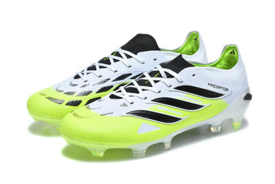 Men's Adidas Predator 26 Elite FG Football Boots - Yellow/Lime Burst/White Fusion