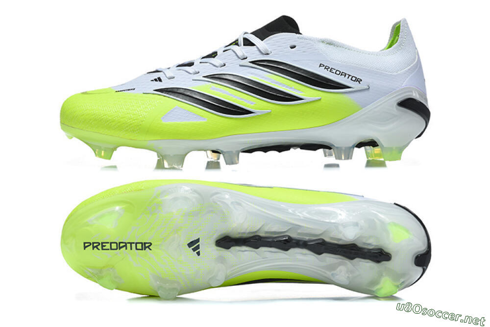 Men's Adidas Predator 26 Elite FG Football Boots - Yellow/Lime Burst/White Fusion 1