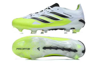 Men's Adidas Predator 26 Elite FG Football Boots - Yellow/Lime Burst/White Fusion
