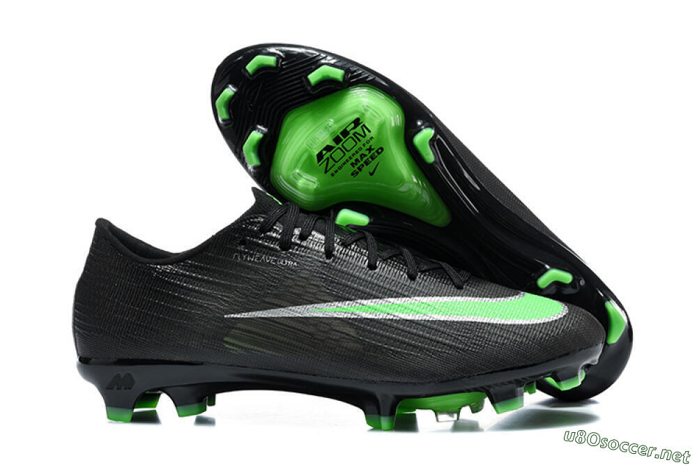 Men's Nike Air Zoom Mercurial Superfly 11 FG Football Boots - Black/Electric Green/Neon Green 2