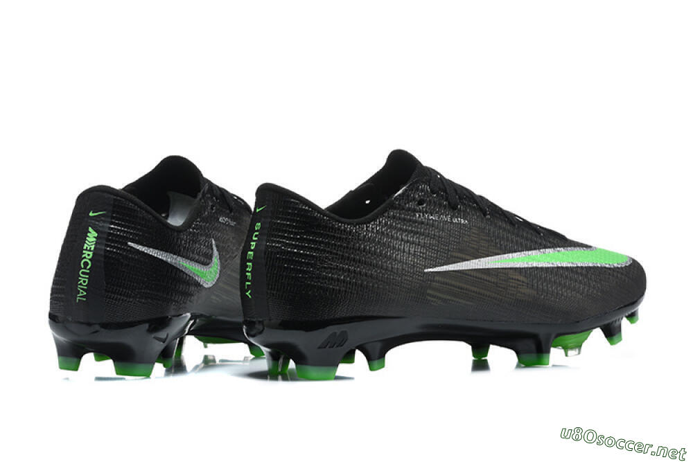 Men's Nike Air Zoom Mercurial Superfly 11 FG Football Boots - Black/Electric Green/Neon Green 9