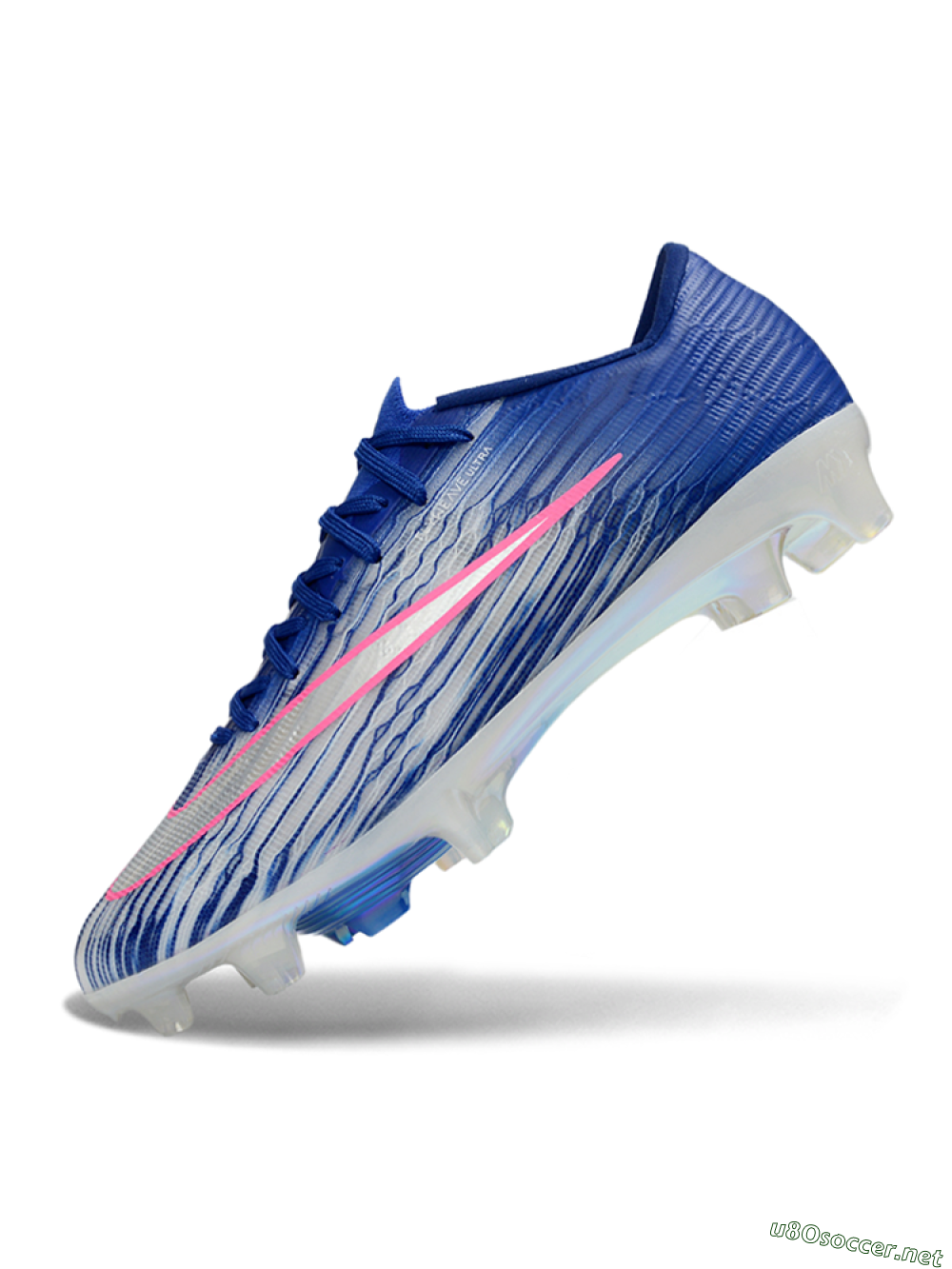 Men's Nike Air Zoom Mercurial Superfly 11 FG Football Boots - Blue/Electric Blue/Neon Pink 4