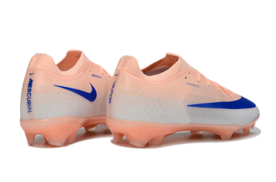 Men's Nike Air Zoom Mercurial Vapor 17 Elite FG Football Boots - Peach/Electric Blue/Soft Coral