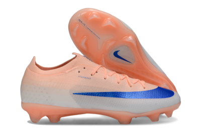 Men's Nike Air Zoom Mercurial Vapor 17 Elite FG Football Boots - Peach/Electric Blue/Soft Coral