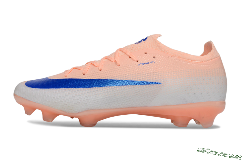 Men's Nike Air Zoom Mercurial Vapor 17 Elite FG Football Boots - Peach/Electric Blue/Soft Coral 0